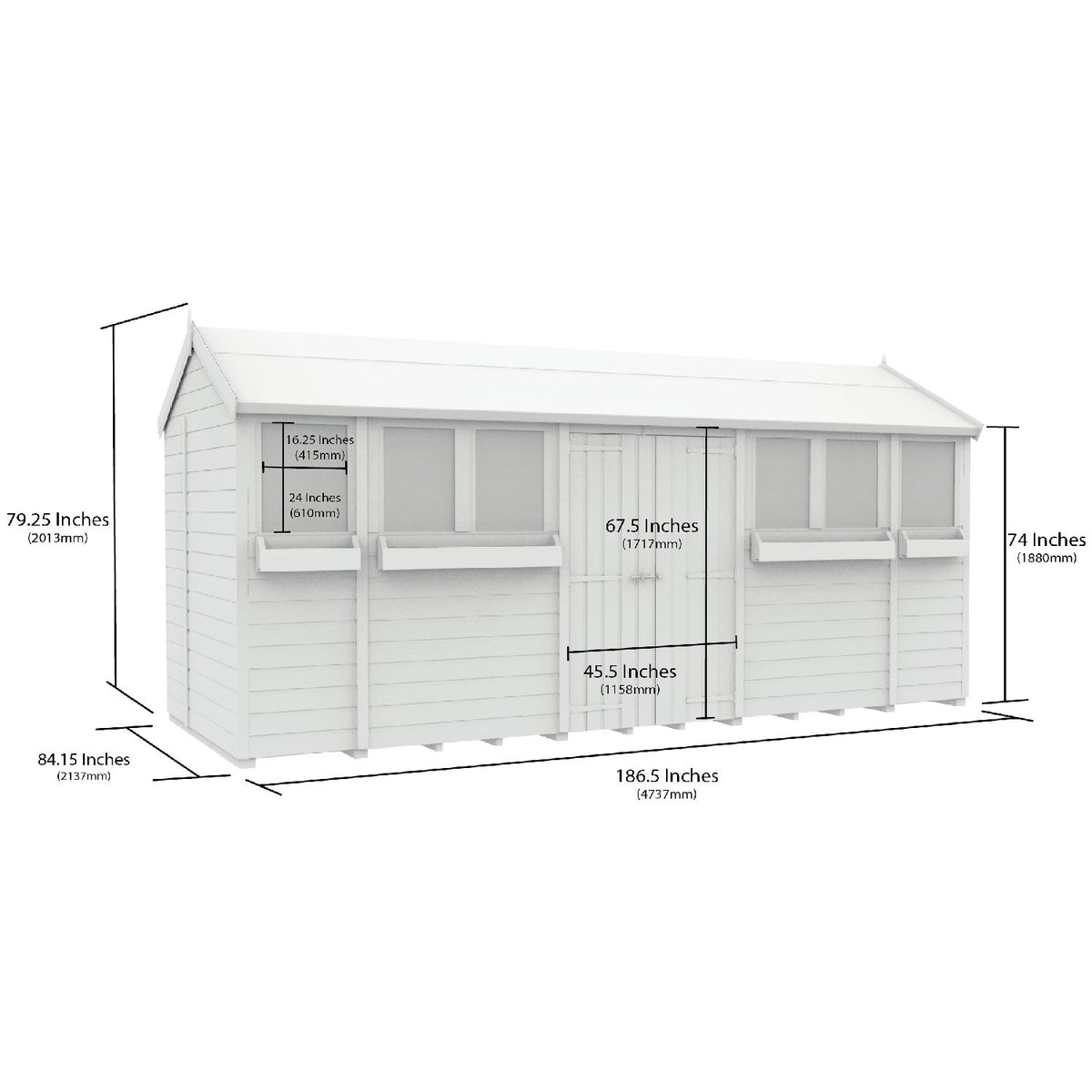 DIY Sheds – Apex Summer Shed
