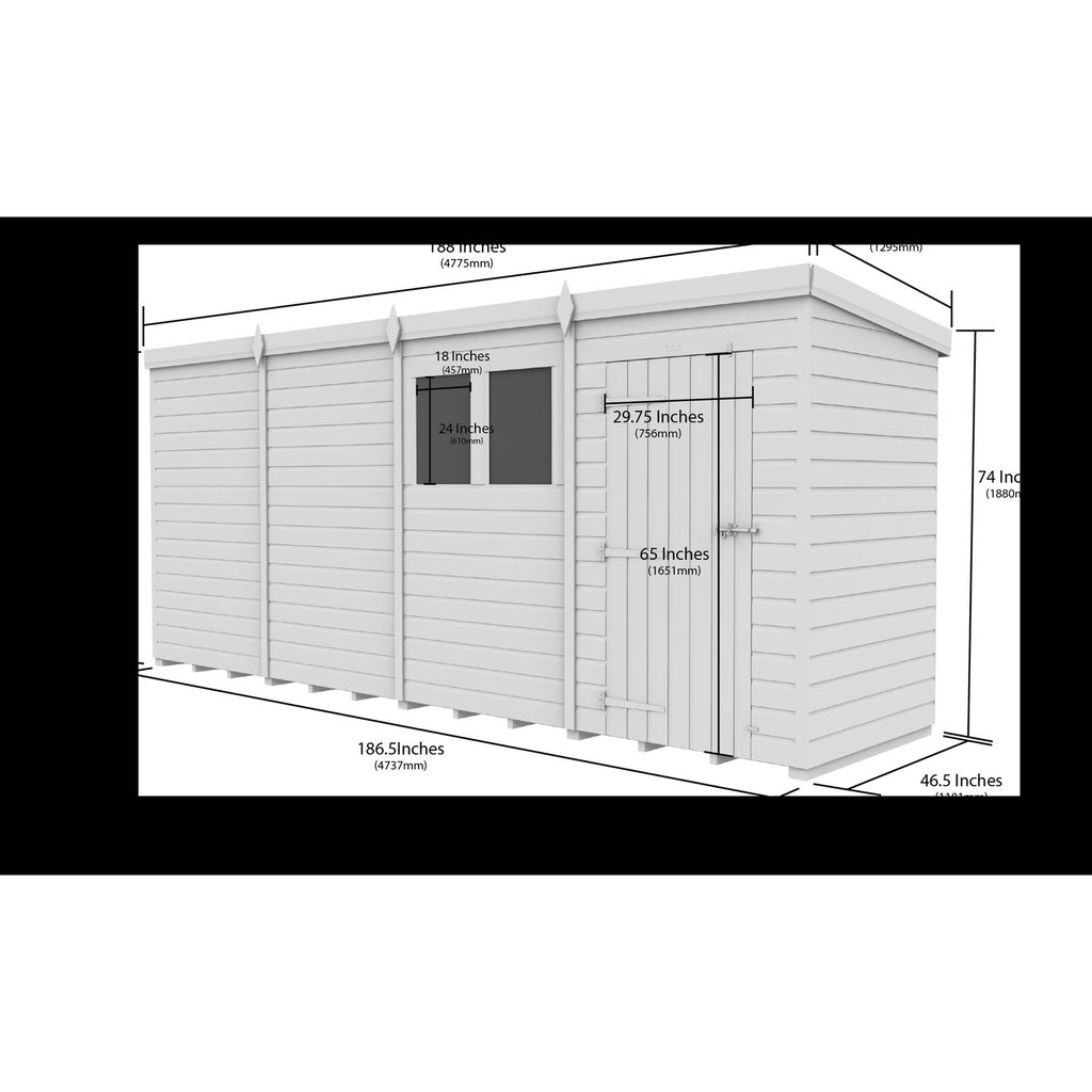 DIY Sheds – Security Pent Shed