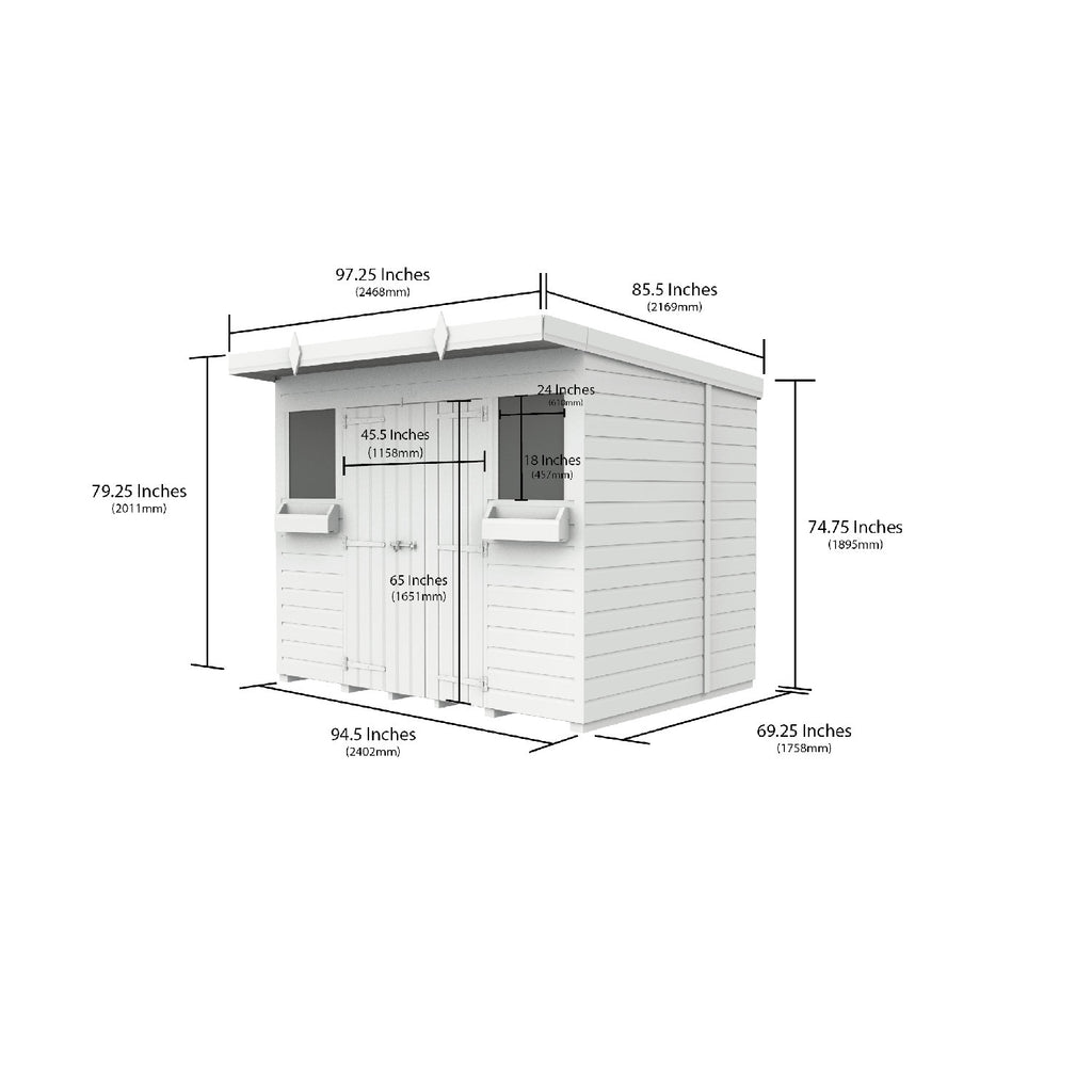 DIY Sheds – Pent Summer Shed