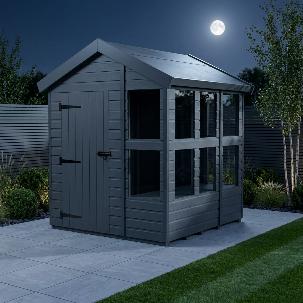 Composite Apex Potting Shed 20X6APSFFCOMP - evening