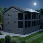 Composite Apex Potting Shed 14X6APSFFCOMP - evening