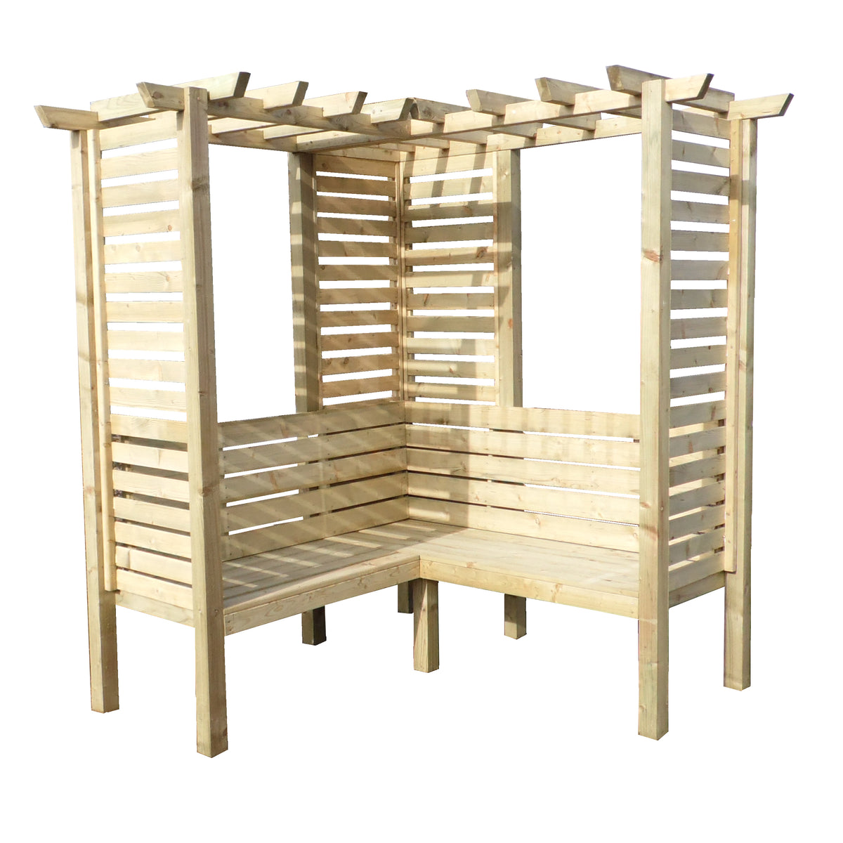 Shire Clematis Corner arbour – front view
