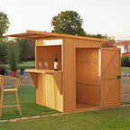 Shire Paradise Pent garden bar 6x4 – alternative view
