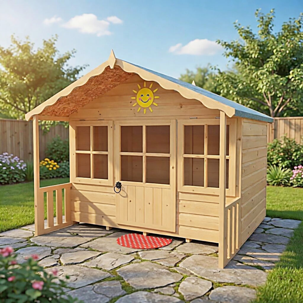 Shire Pixie playhouse 6x4 – front view