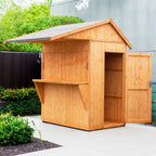 Shire Apex garden bar & store 6x4 – alternative view