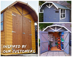 Shire Barn Shiplap Shed 7ft x 7ft – view