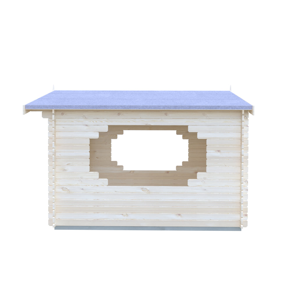 Shire Bere log cabin 11x11 – exterior view