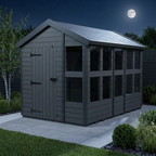 Composite Apex Potting Shed 12X6APSFFCOMP - evening