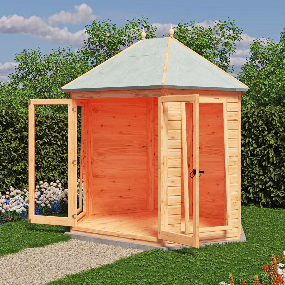 Shire Buttermere summerhouse 8x6 – alternative view