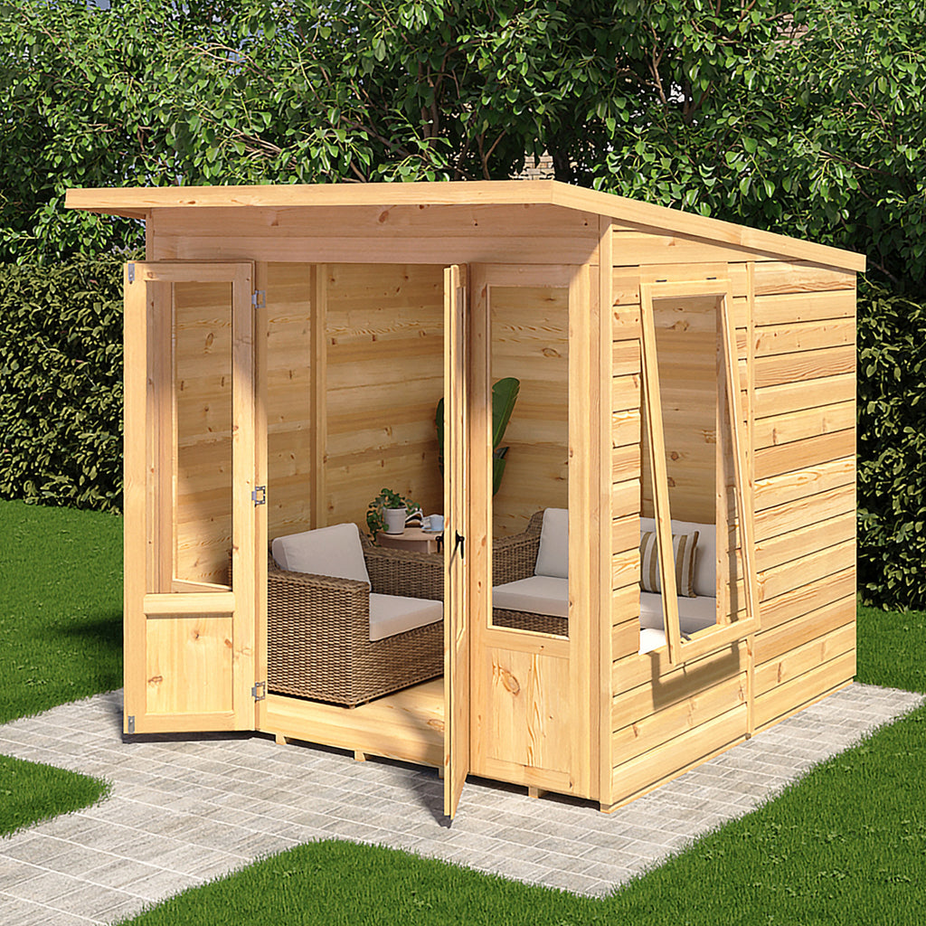 Shire Parham Pent summerhouse 7x7 – alternative view