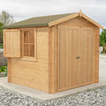 Shire Bradley 19mm log cabin 7x7 – exterior view