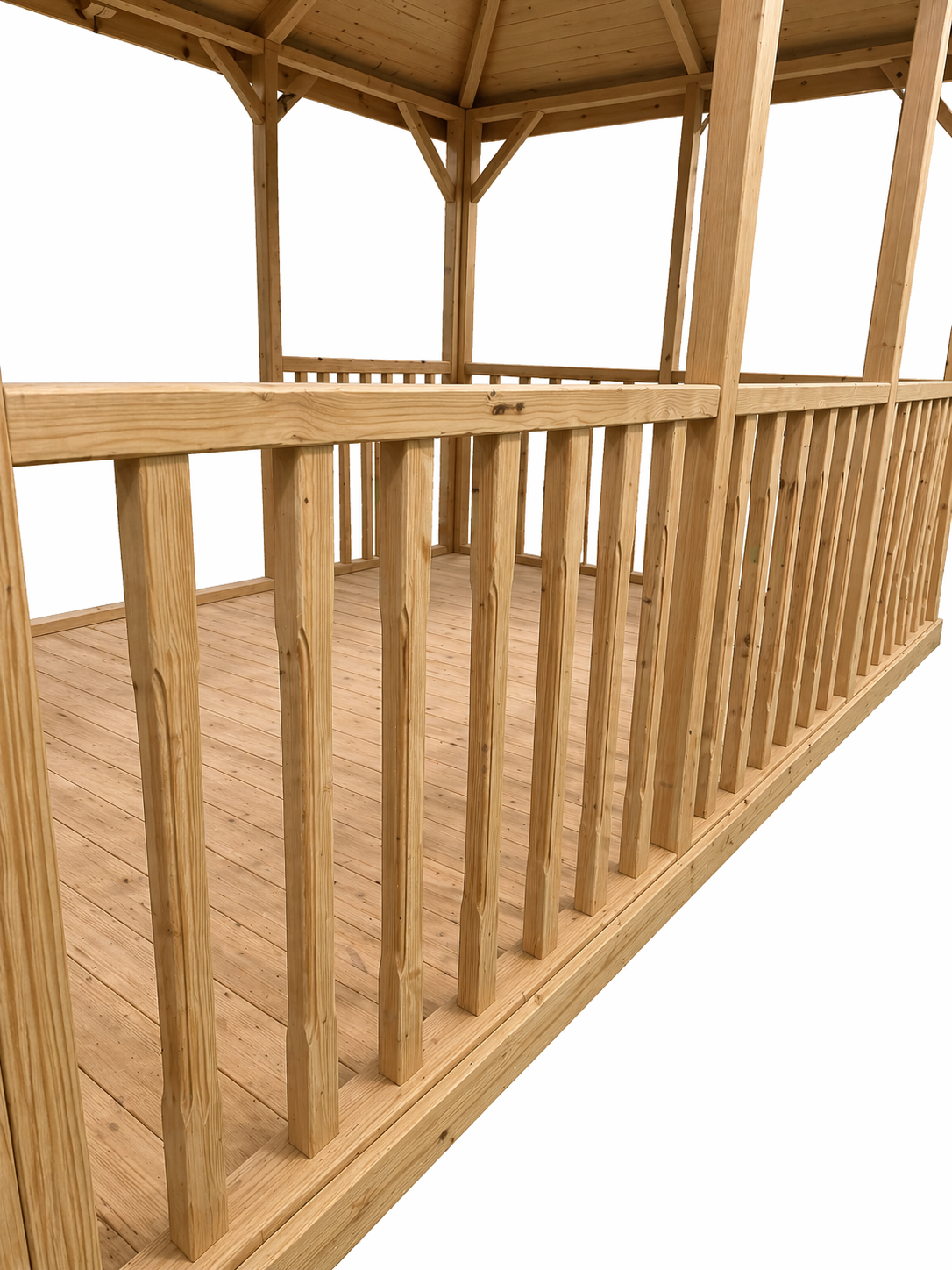 Sovereign Oxford Bandstand – close-up of the spindle detail