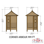 Shire Corner arbour – alternative view