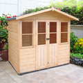 Shire Haddon summerhouse 7x5 apex – front view