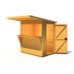 Shire Paradise Pent garden bar 6x4 – alternative view