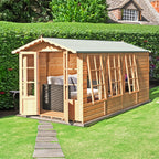 Shire Westminster summerhouse 13x7 – front view