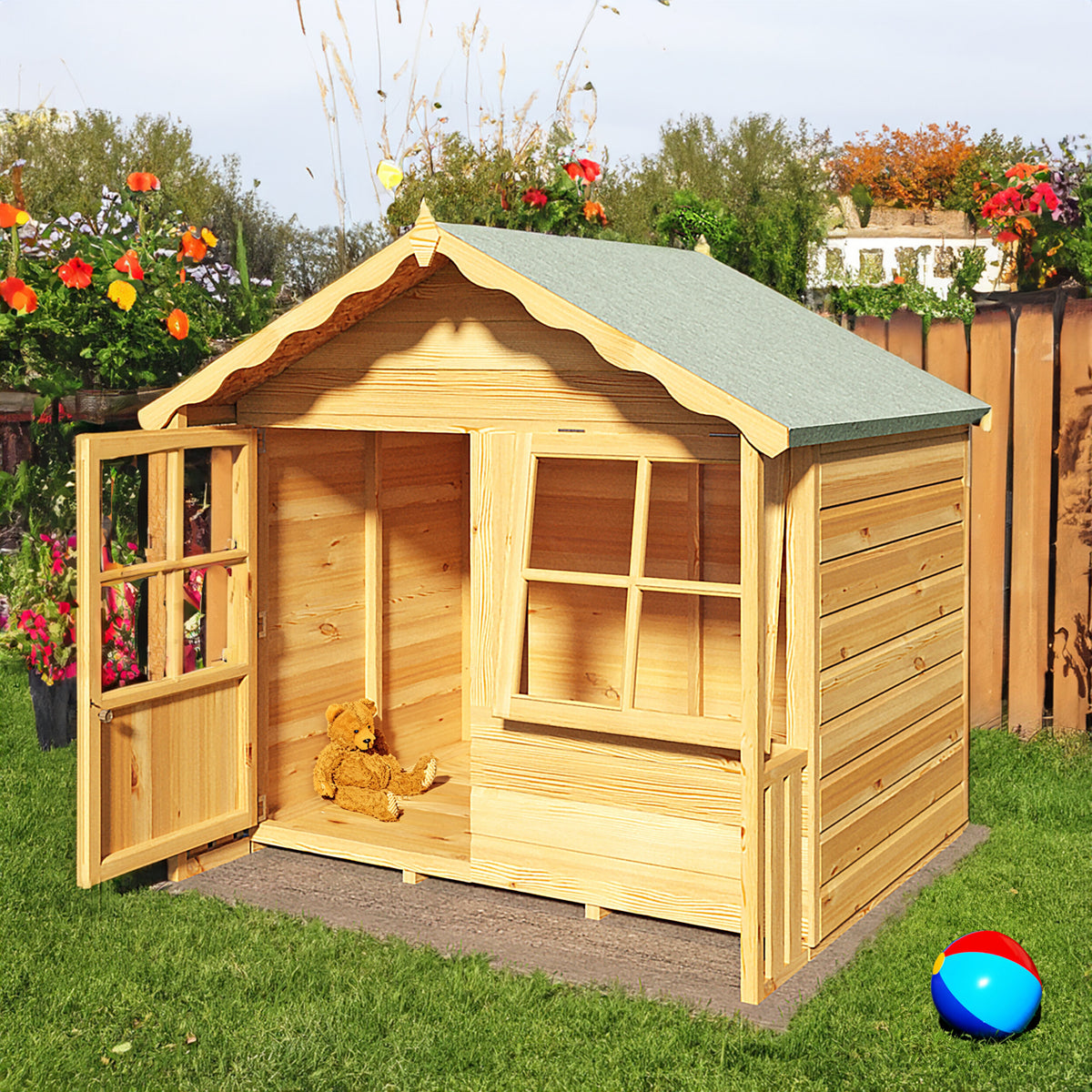Shire Kitty playhouse 5x4 – front view