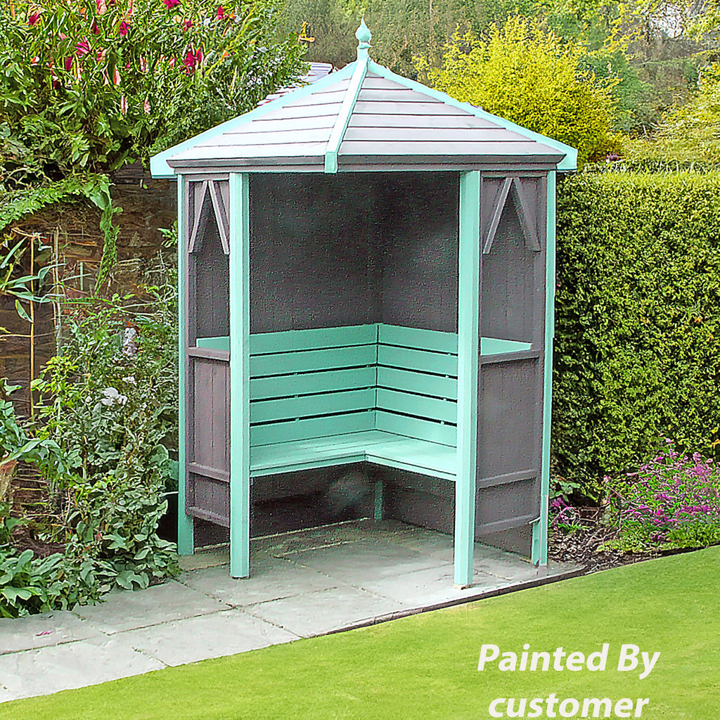 Shire Honeysuckle Corner arbour – alternative view