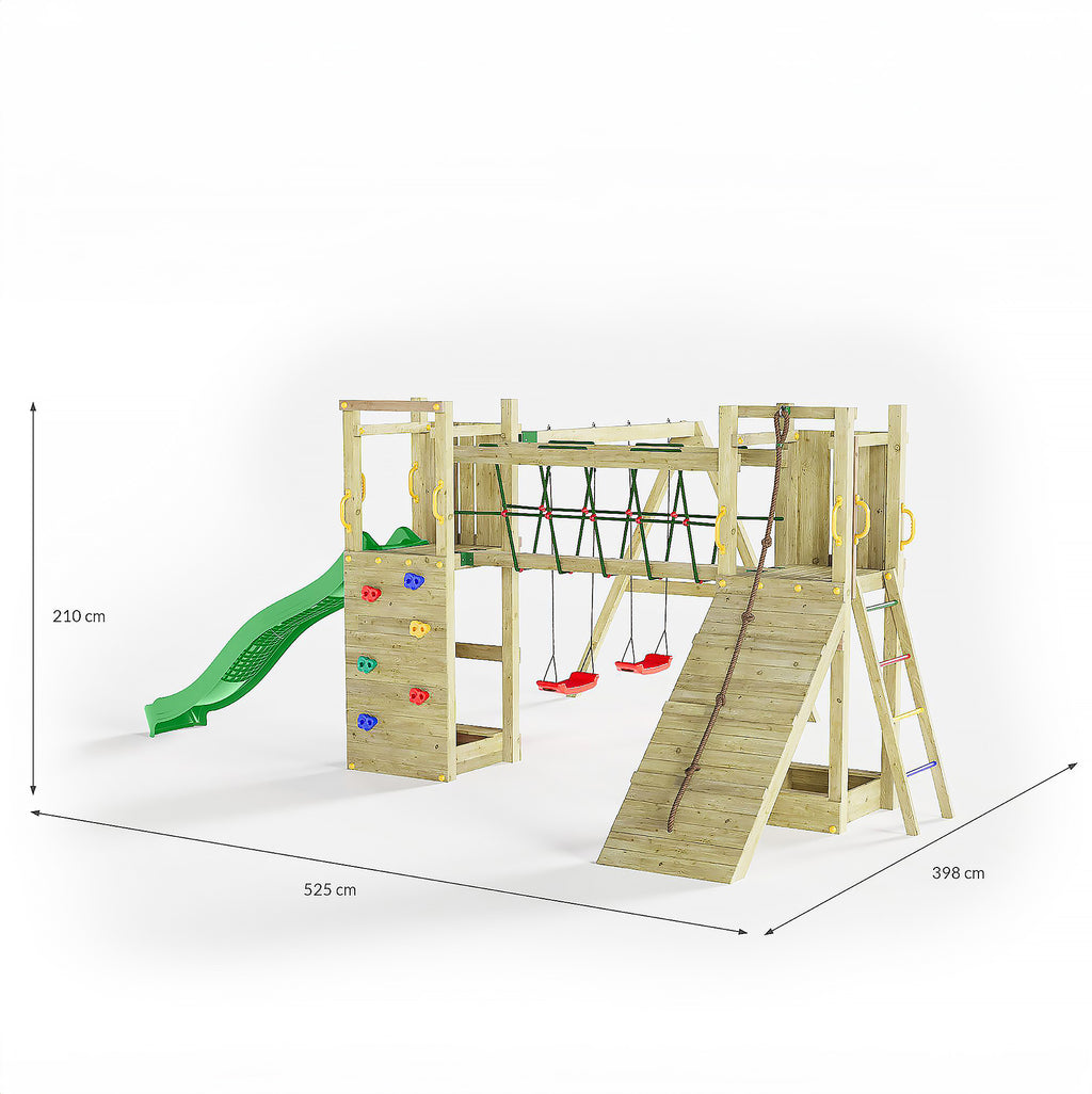 Shire Maxi Fun climbing frame – alternative view