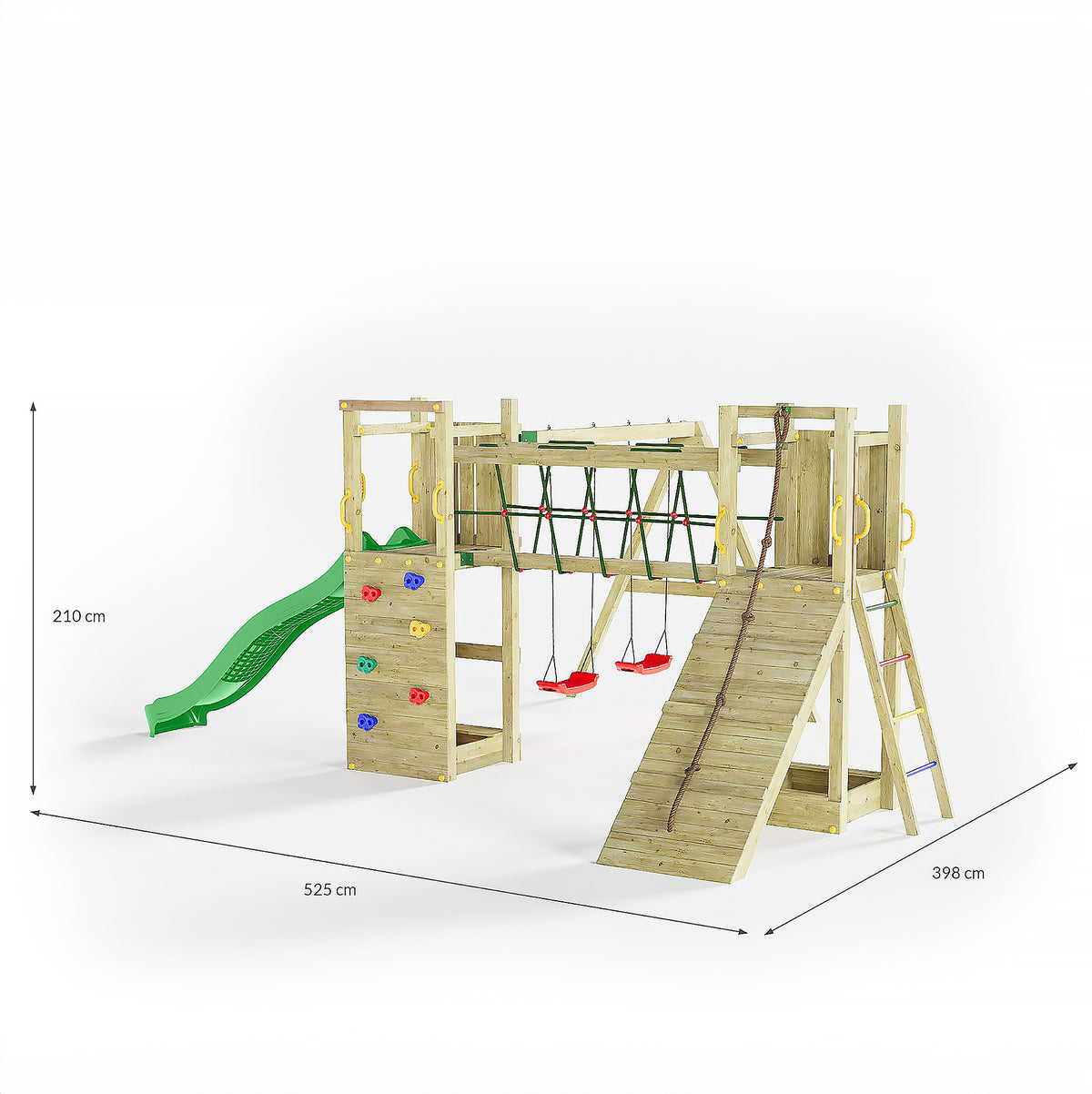 Shire Maxi Fun climbing frame – alternative view