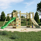 Shire Maxi Fun climbing frame – front view