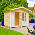Shire Bucknells 28mm log cabin 10x8 – exterior view