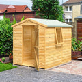 Shire Shiplap Apex Shed 7ft x 5ft – front view