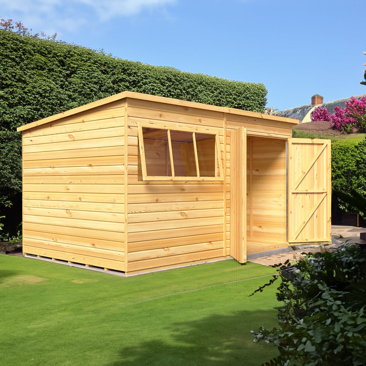 Shire Ranger Shiplap Workshop 12ft x 8ft – view