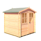 Shire Avesbury 19mm log cabin 7x7 – exterior view