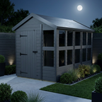 Composite Apex Potting Shed 10X6APSFFCOMP - evening