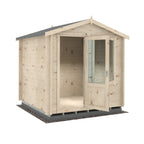 Shire Peckover 19mm log cabin 8x8 – exterior view