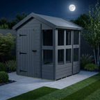 Composite Apex Potting Shed 4X6APSFFCOMP - evening