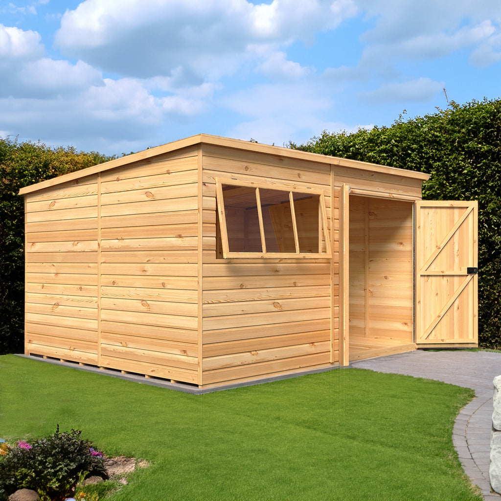 Shire Ranger Shiplap Workshop 12ft x 10ft – view