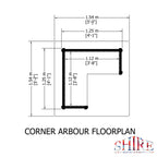 Shire Corner arbour – alternative view