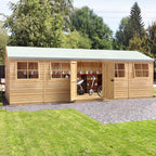 Shire Mammoth workshop 10x25 – front view