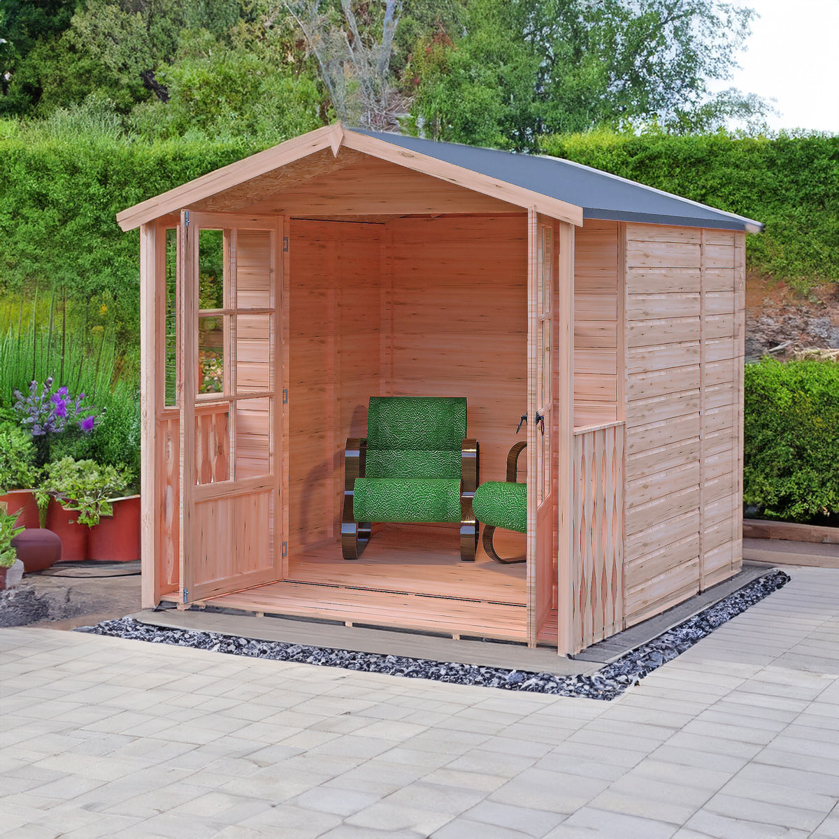 Shire Alnwick summerhouse 7x7 – alternative view