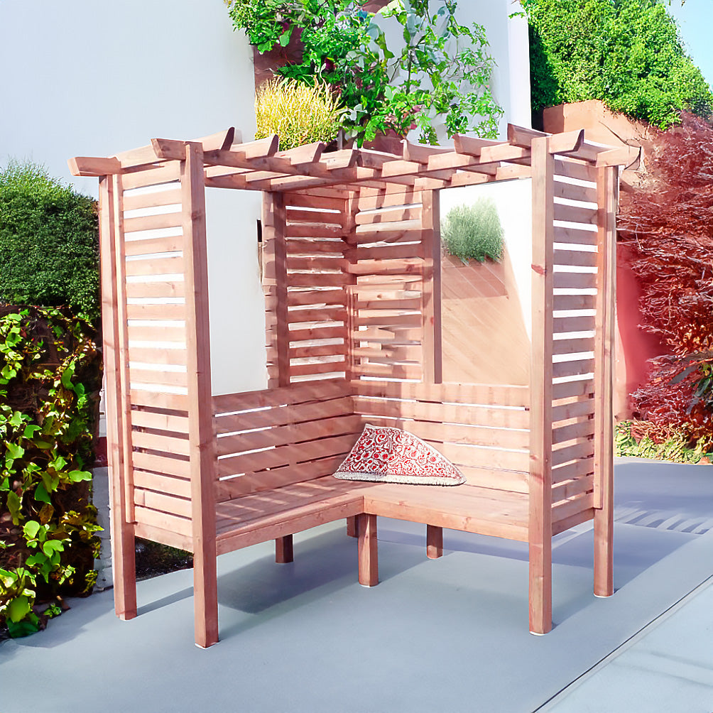 Shire Clematis Corner arbour – alternative view