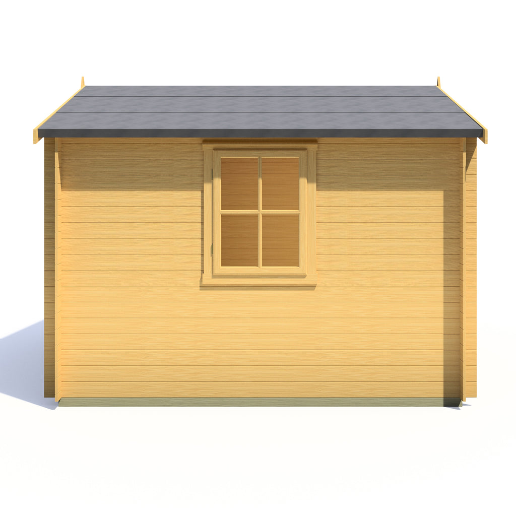 Shire Bradley 19mm log cabin 10x10 – exterior view