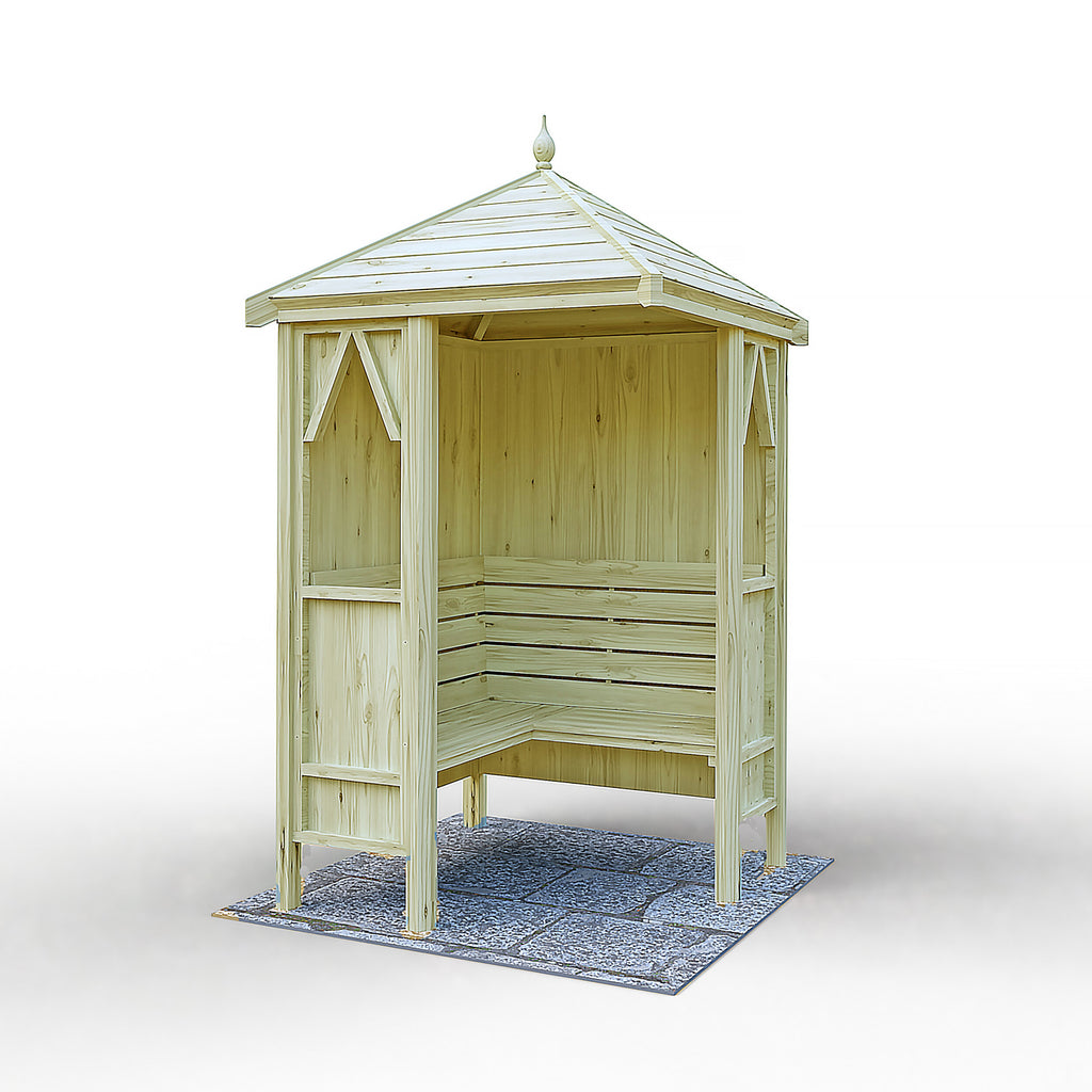 Shire Honeysuckle Corner arbour – alternative view