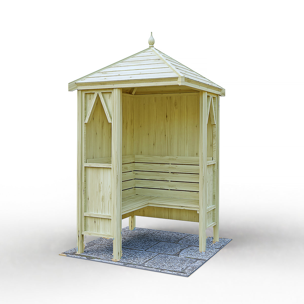 Shire Honeysuckle Corner arbour – alternative view