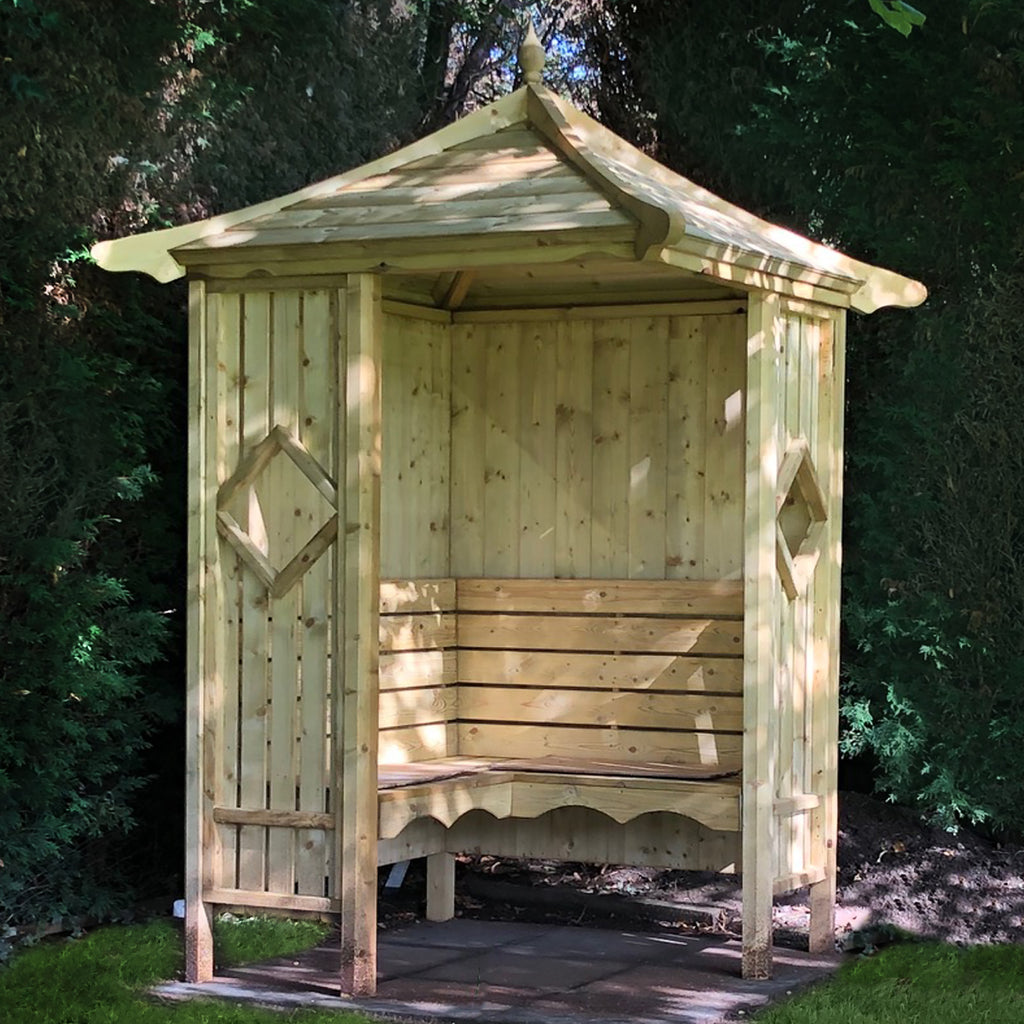 Shire Corner arbour – alternative view