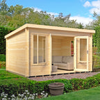 Shire Emneth 19mm log cabin 10x13 – exterior view
