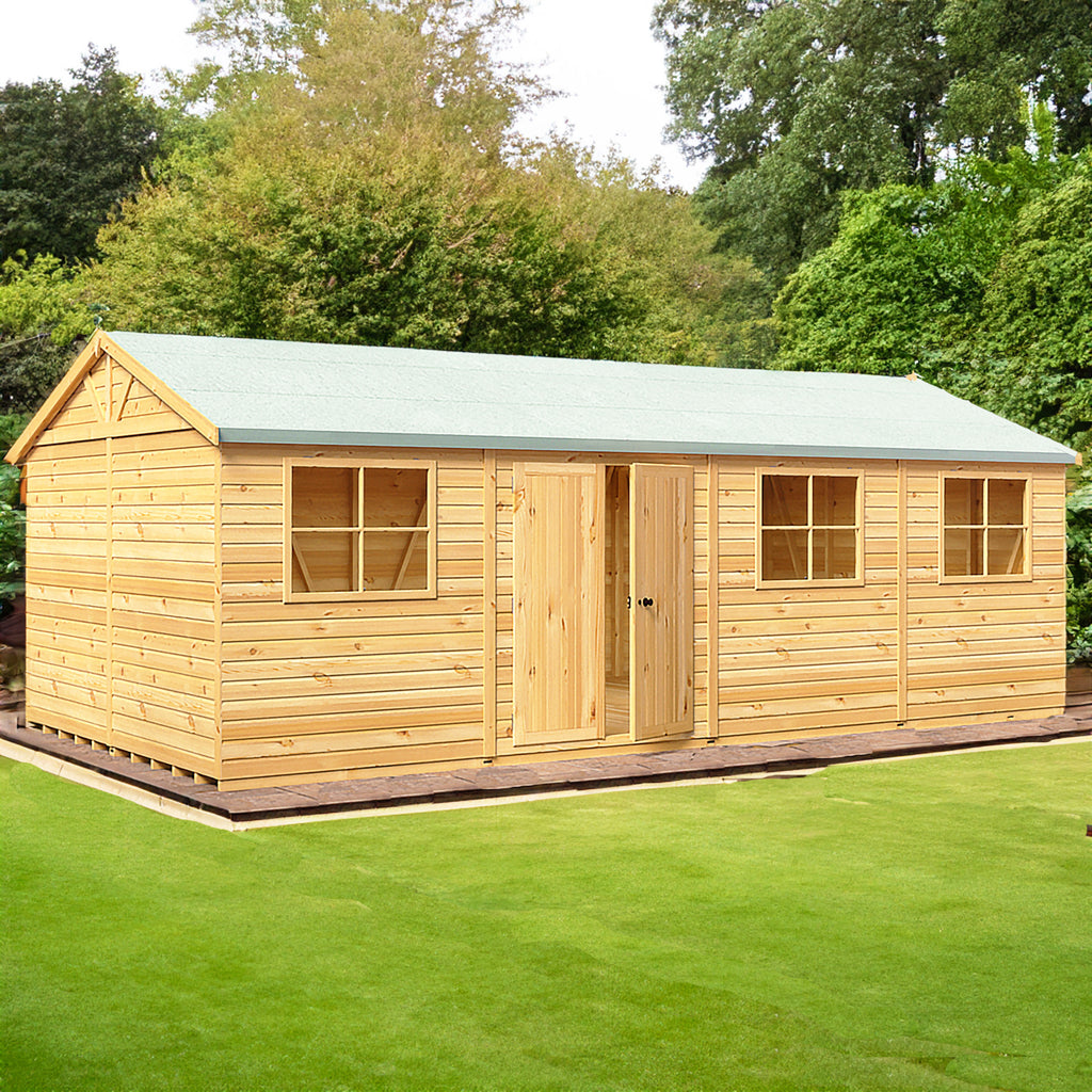 Shire Mammoth workshop 10x20 – front view