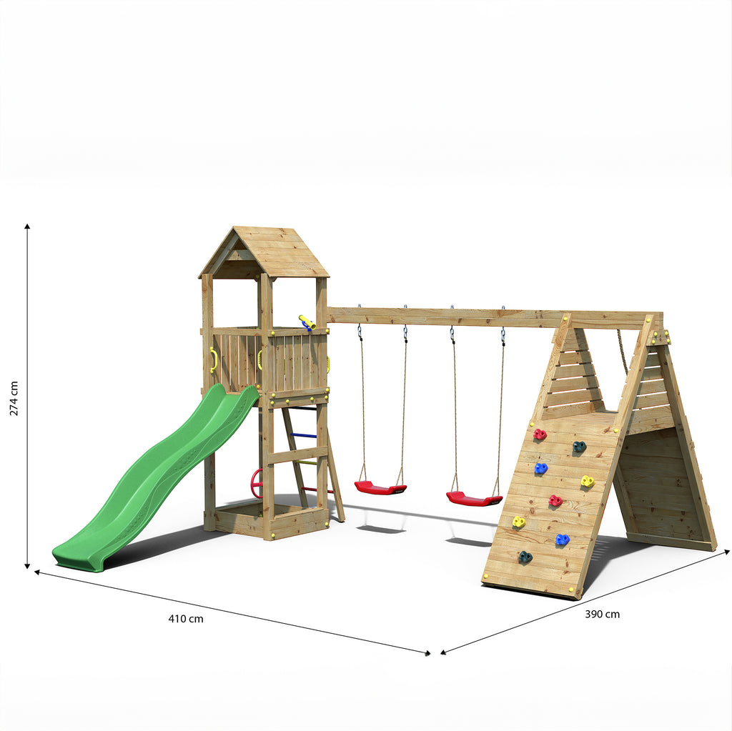 Shire Fleppi climbing frame – alternative view