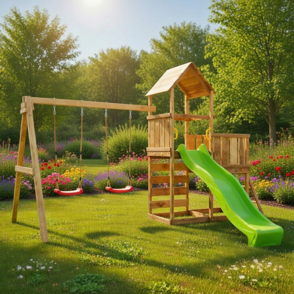 Shire Max Play 3 climbing frame – alternative view