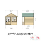 Shire Kitty playhouse 5x4 – dimensions
