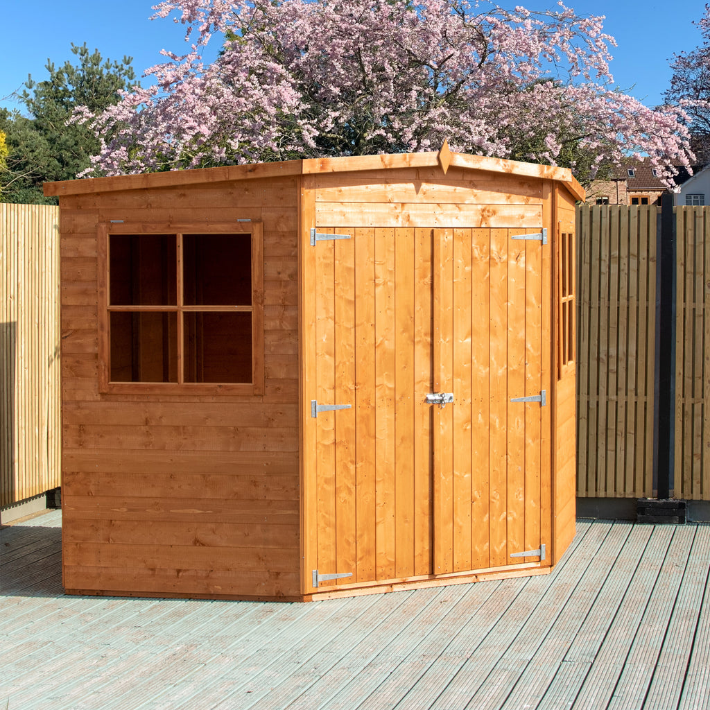 Shire Corner Shed 7ft x 7ft – view
