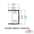 Shire Almarie arbour – alternative view