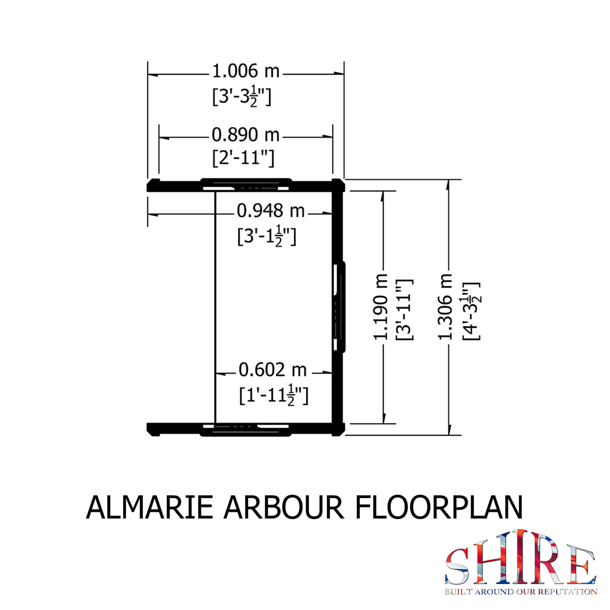 Shire Almarie arbour – alternative view