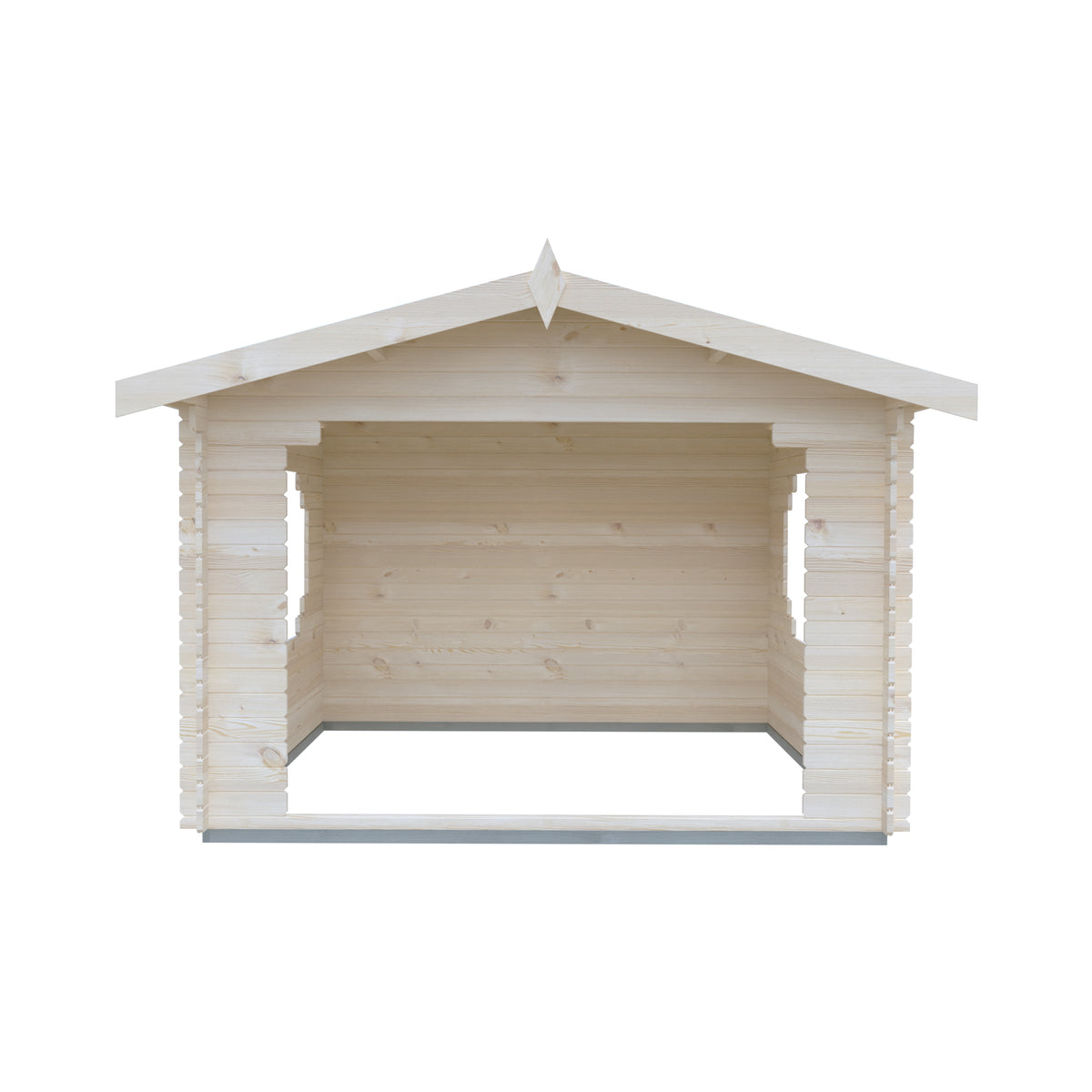 Shire Bere log cabin 11x11 – exterior view
